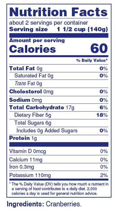 Stahlbush Frozen Cranberries (300gm) - Lifestyle Markets